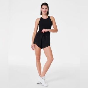 NWT SPANX Get Moving Active Romper Runsie Very Black XL